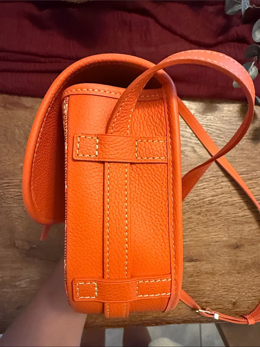 Goyard Orange Signature Chevron Crossbody - Picture 5 of 5